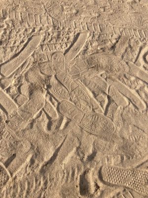 Shoe Print Robber Black Ops Paintball