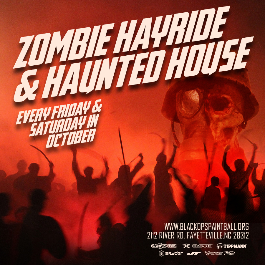 Zombie Paintball Hayride & Haunted House Fayetteville Black Ops