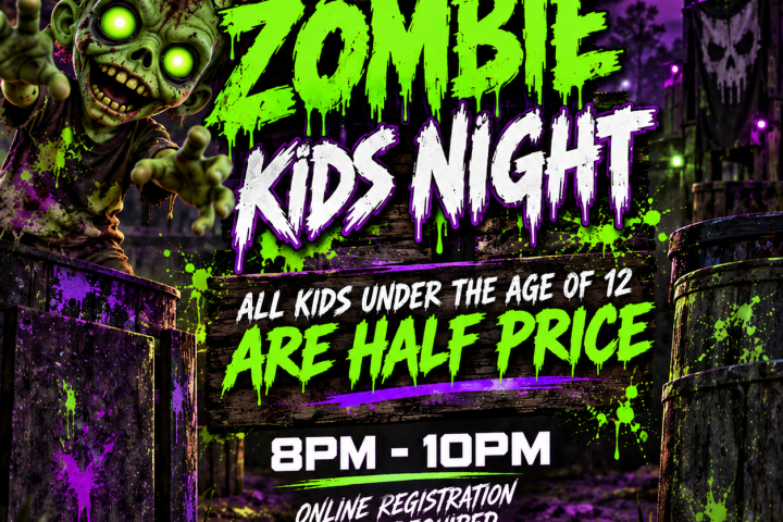 Black Ops Zombie Kids Night 2026