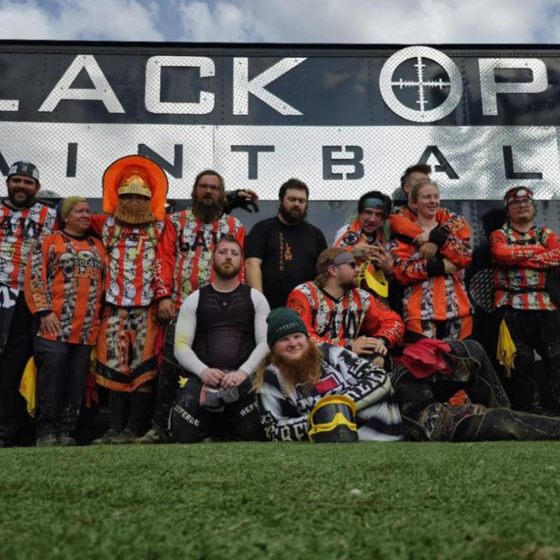 a group of people posing for a picture