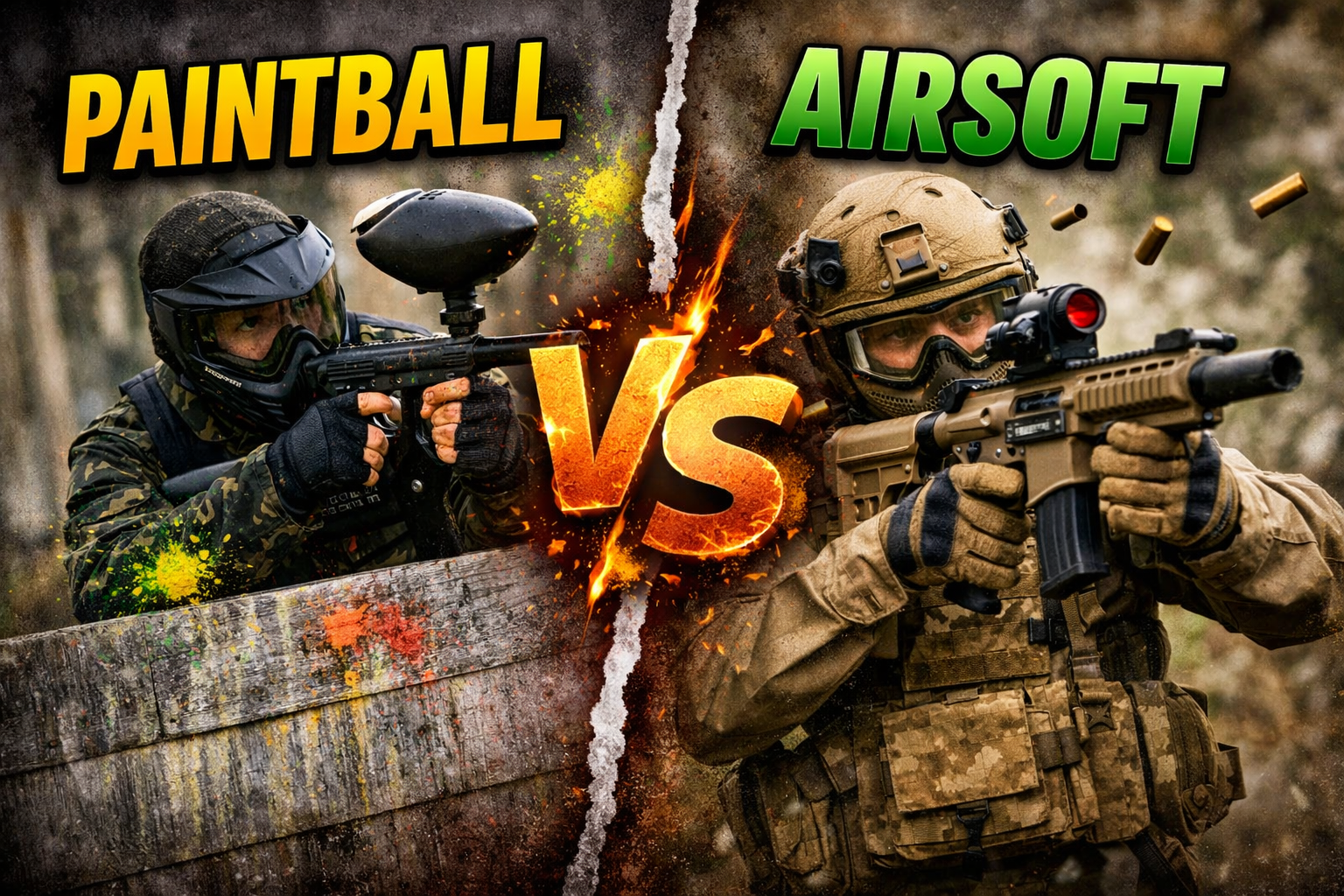 Paintball Vs Airsoft: Which one should I Do?